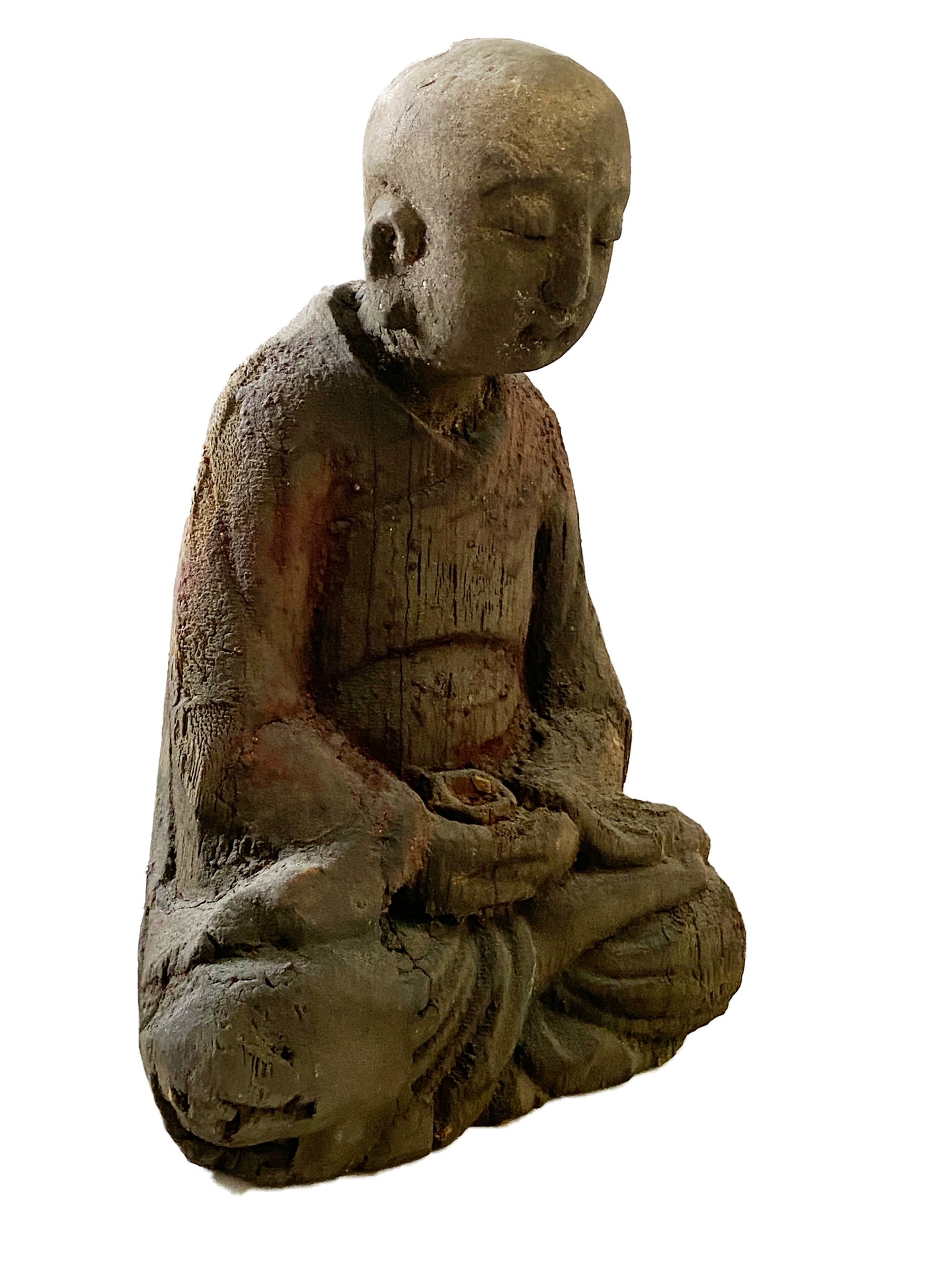 #2227 Superb Wooden Medicine Buddha 9" H