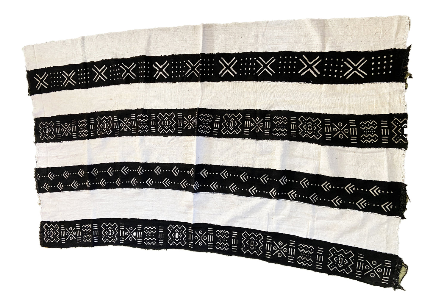 $1923 African Bogolan Mud Cloth Textile