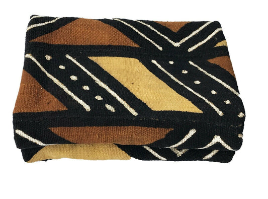 Superb Bogolan Mali Mud Cloth Textile 38" by 63" # 359