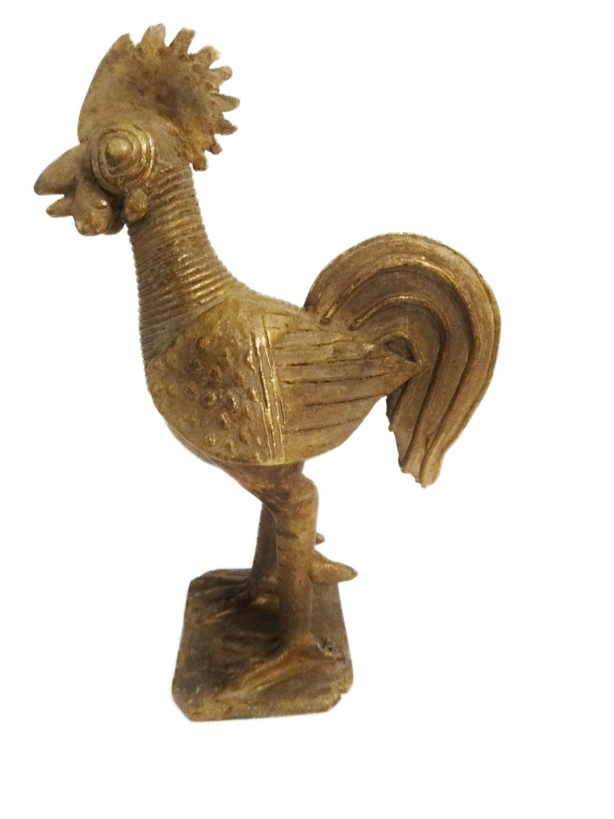 #499 Bronze AfricanTribal/ Ashanti Akan Of a Bird/ Rooster I Coast