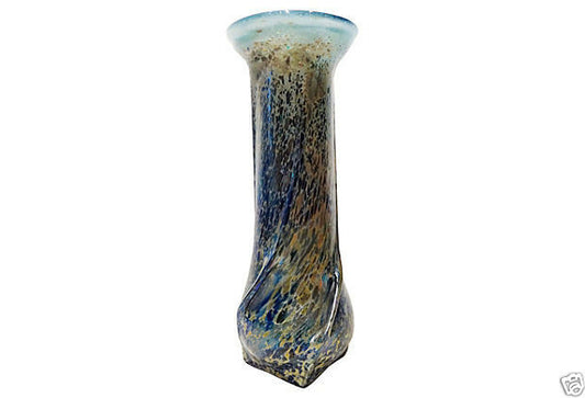 #D31 Superb LG Bohemian Iridescent Glass Vase 14" H