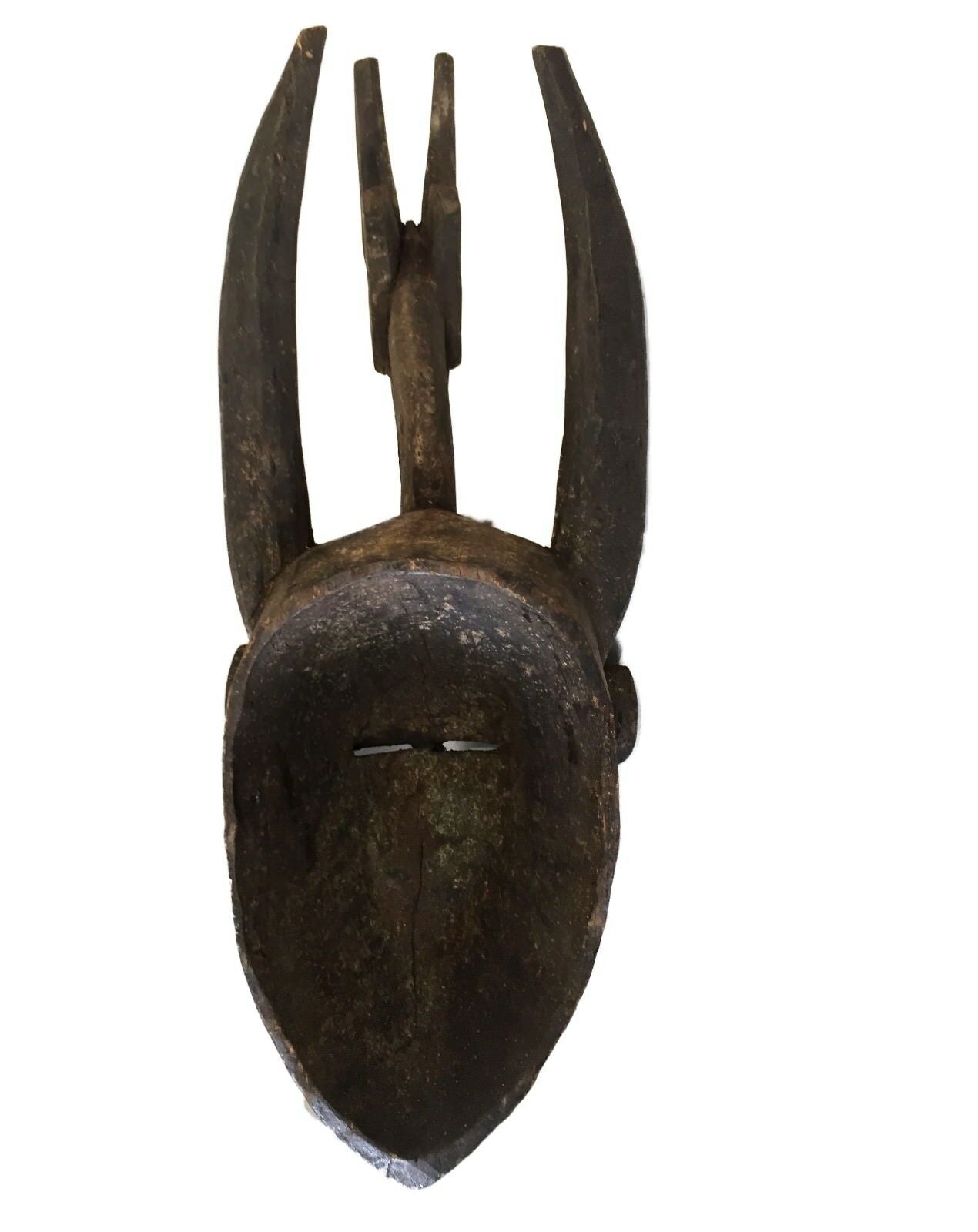 #787 African Kore Mask Marka W/ Chiwara Mali 19.5"