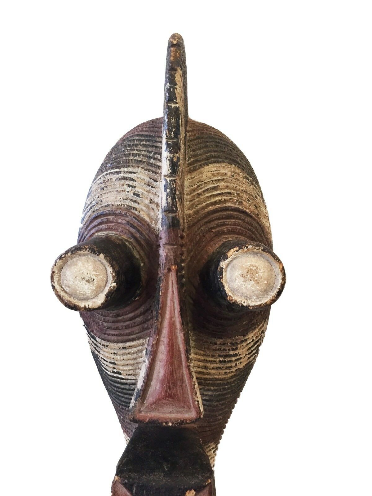 #752 Old African Male Songye Kifwebe Mask 21" h