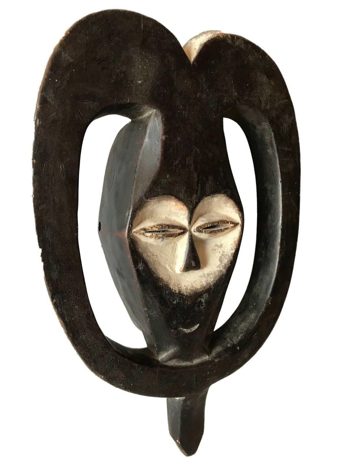 #1222 Tribal Ceremonial Kwele Mask, Gabon, Africa16.5" H