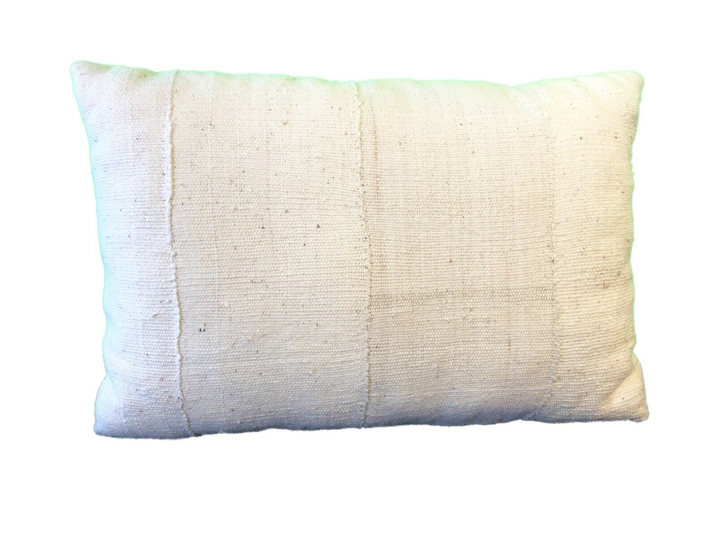 Mud Cloth Bogolan Black & White  Lumbar Pillow African Mali 20" by 13" # 682