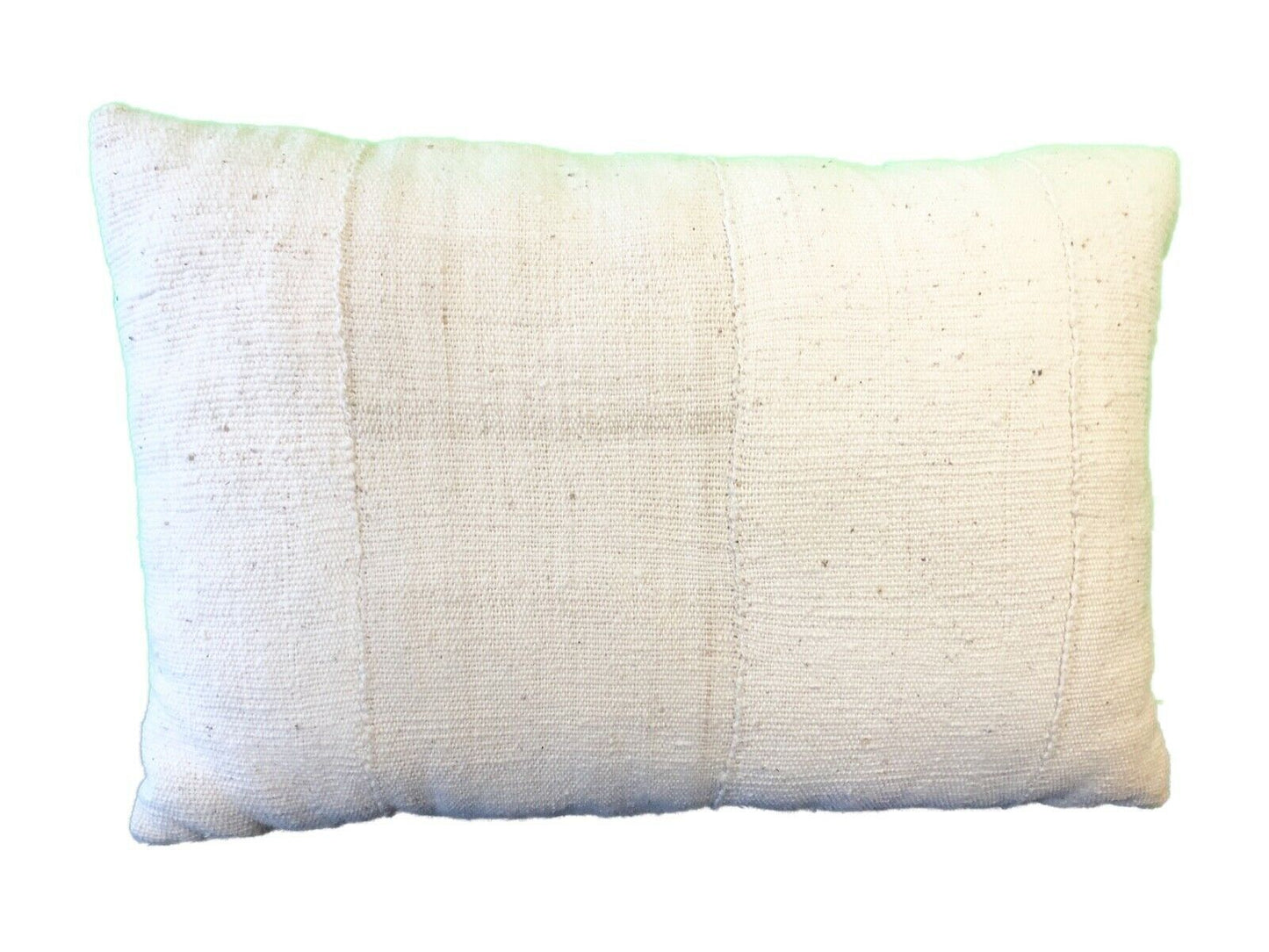 Mud Cloth Bogolan Black & White  Lumbar Pillow African Mali 20" by 13" # 682
