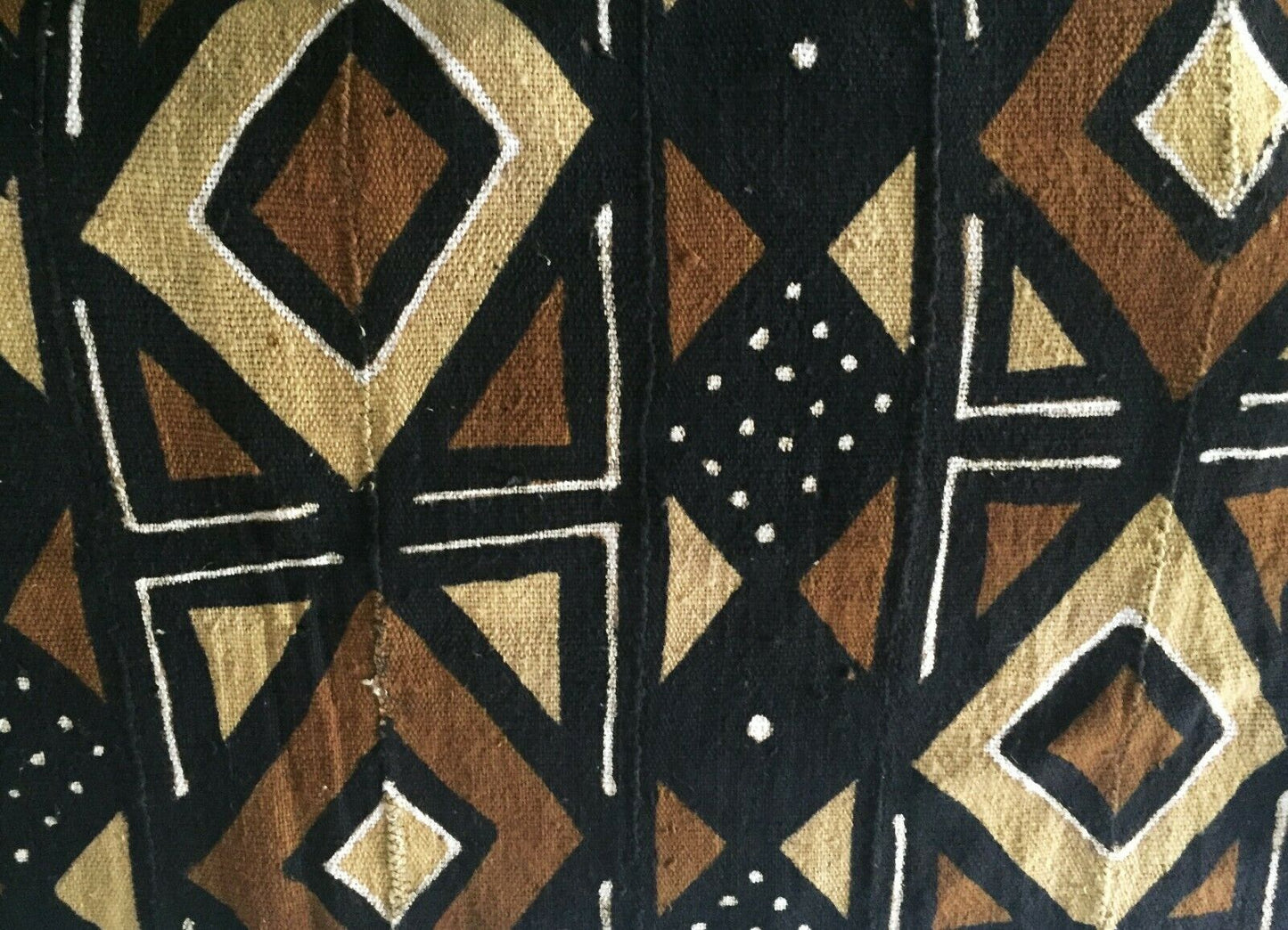 Superb Bogolan Mali Mud Cloth Textile 40" by 60" #1980