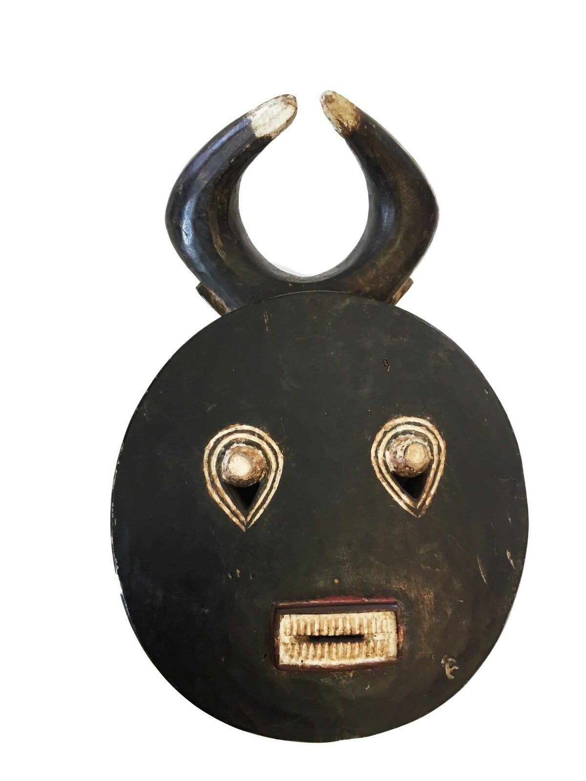 #756 African Baule Goli Mask I Coast 14" H