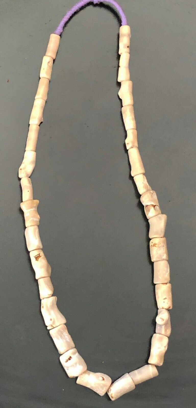 Superb Trade African Natural white Coral 31 Beads