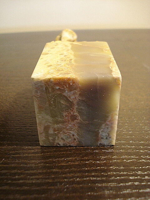 Superb Chinese Soap Stone Ink Stamp Seal W/ Foo/Fortune  Dog 3.5" H