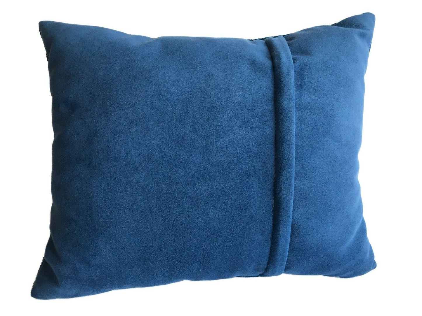 #2251  African Custom Made Indigo  cloth Pillow 14.5" by 12.5"