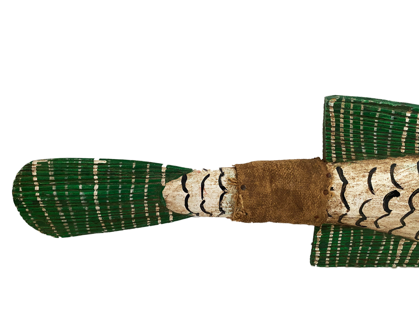 #3649 African Wooden Fish Bozo Tribe Mali 44"