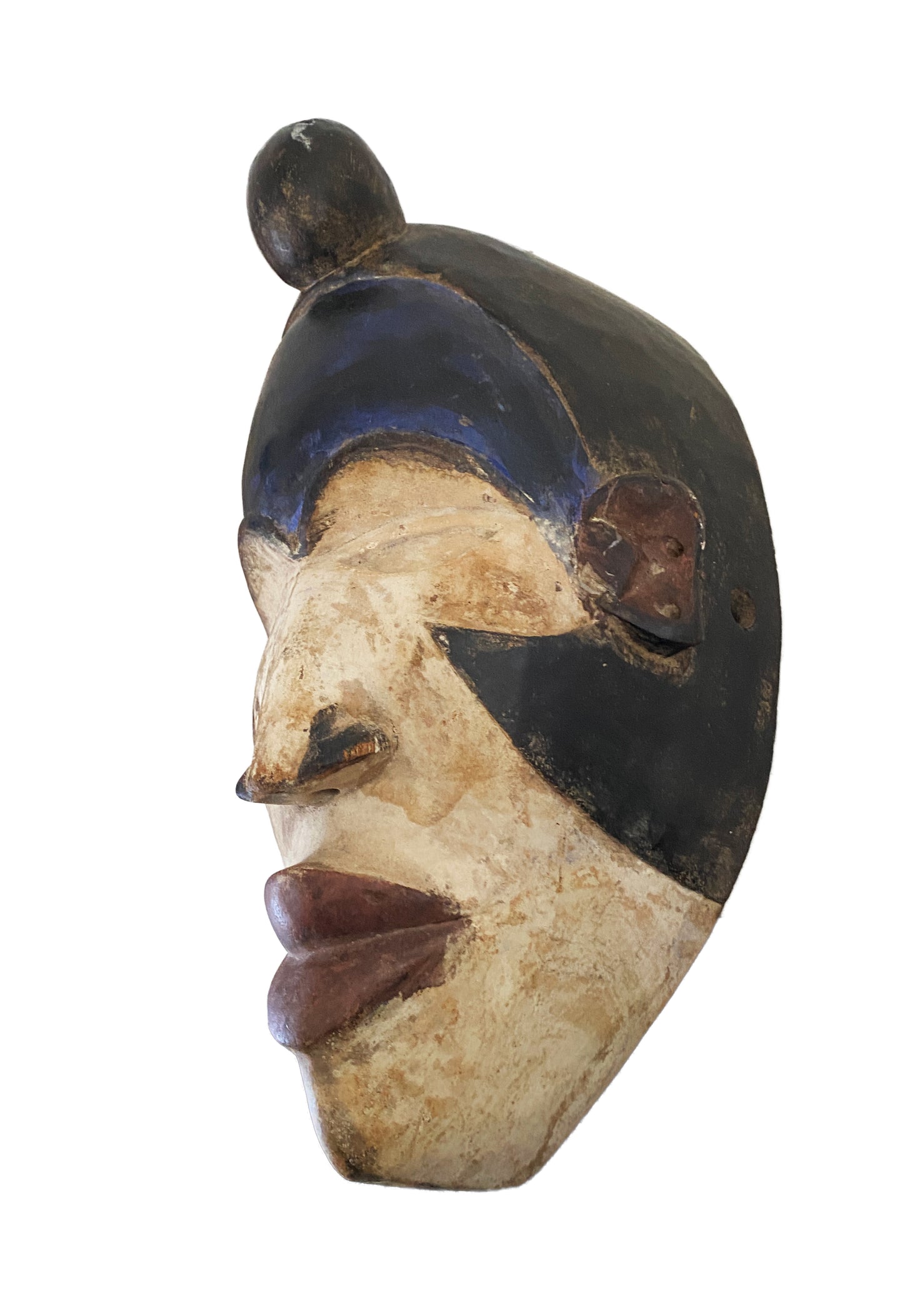 #3891 African Igbo Mask Nigeria 14.5 " H