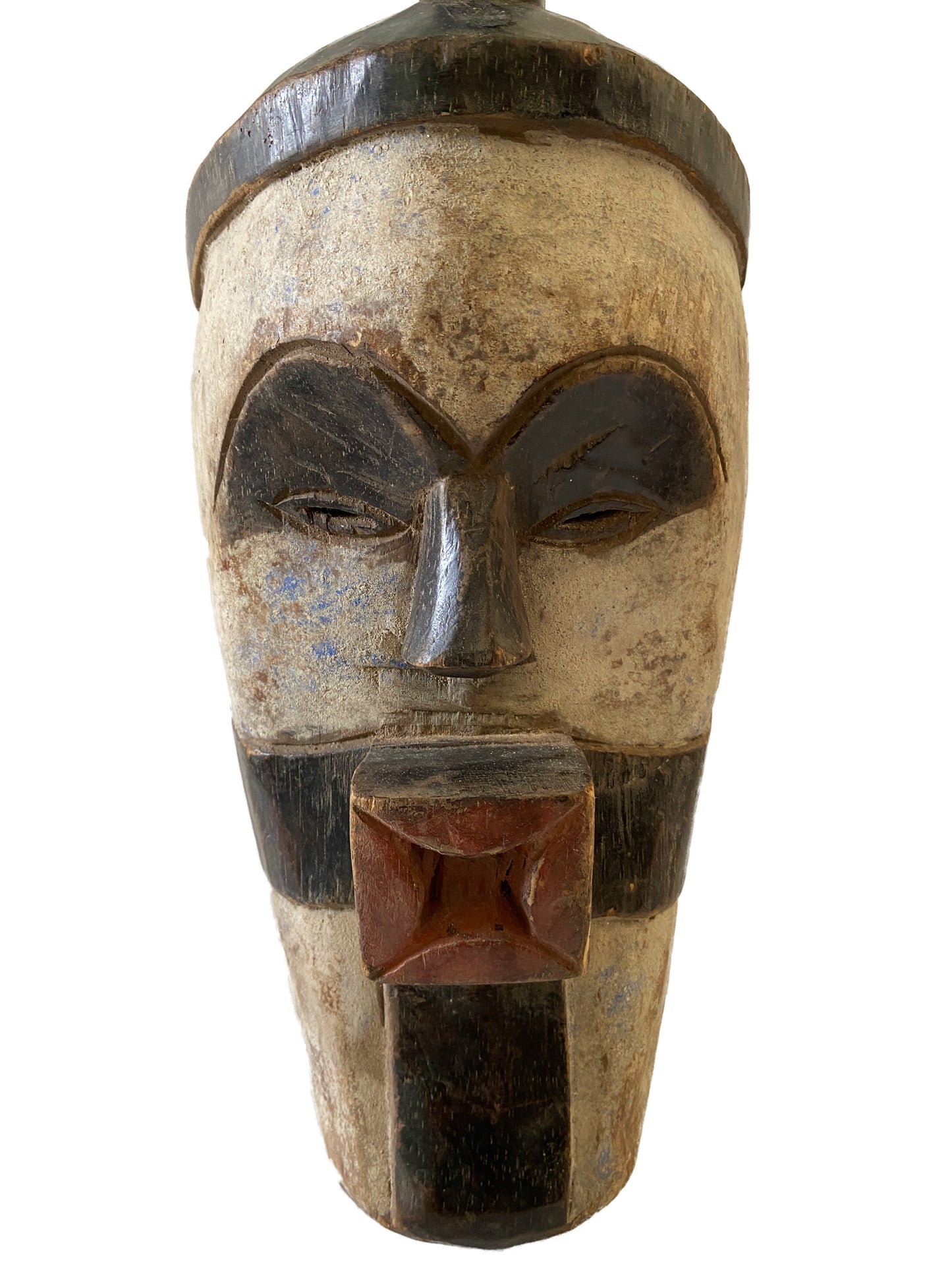 #2119 African Fang Mask Gabon 18" H