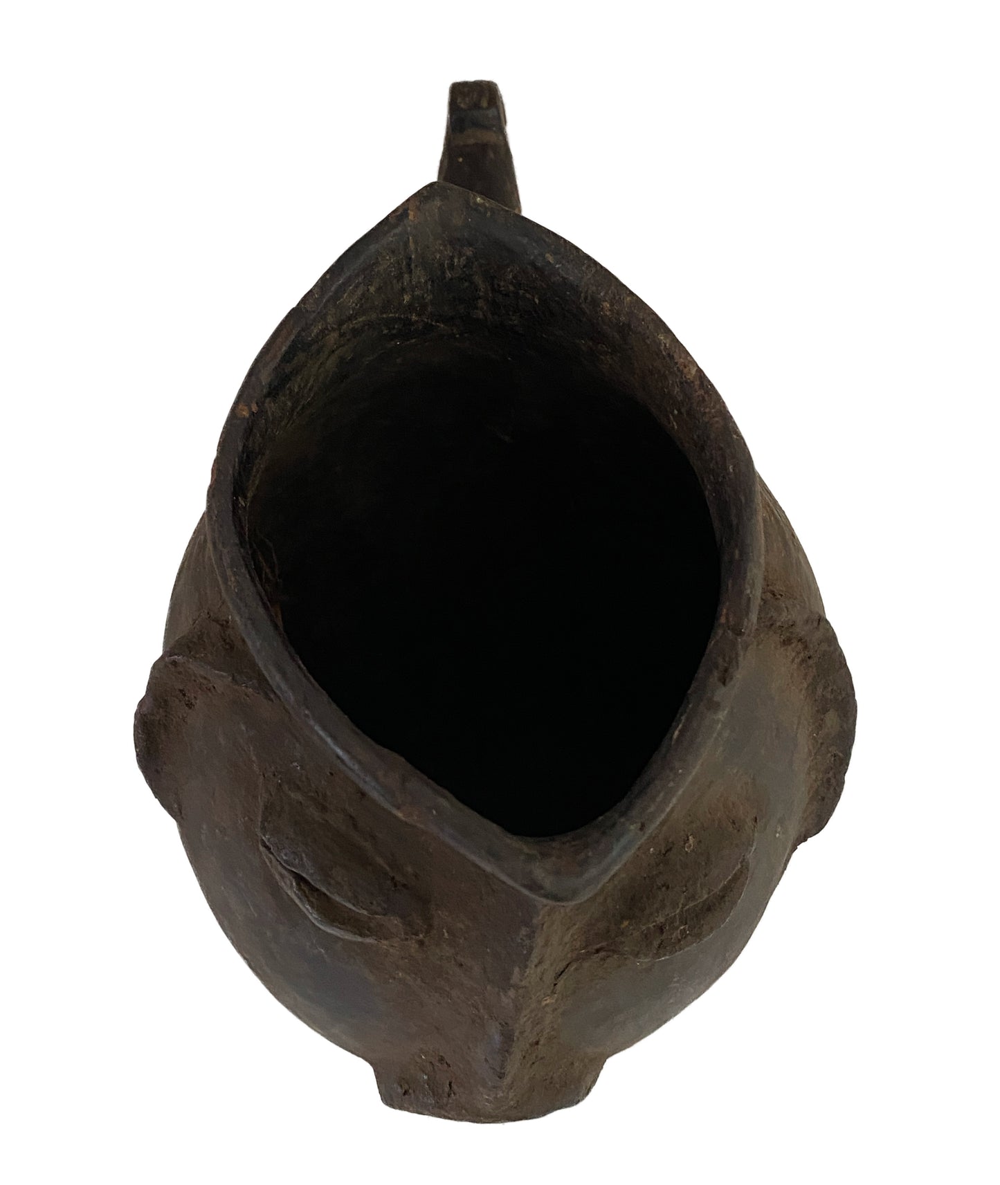 #3740 Kuba wooden Cup Figural Head Congo