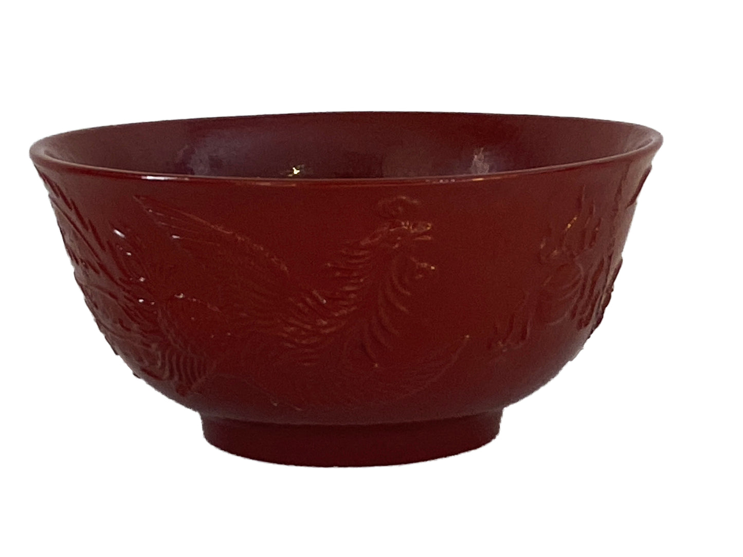 #3386 Chinoiserie Marriage Porcelain Bowl Dragon & Phoenix