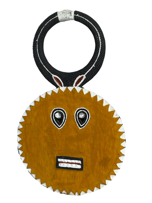 #3596 Large African Baule Goli Ceremonial Mask I Coast 44" H by 26" W