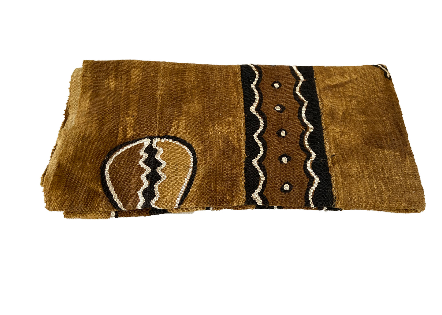 African Bogolan Mud Cloth Textile 63 " by 40" # 1772