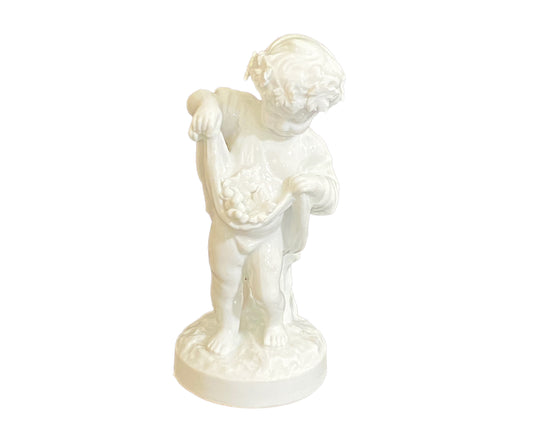 #4408 Old German Porcelain  Angel/Putti/Cherub