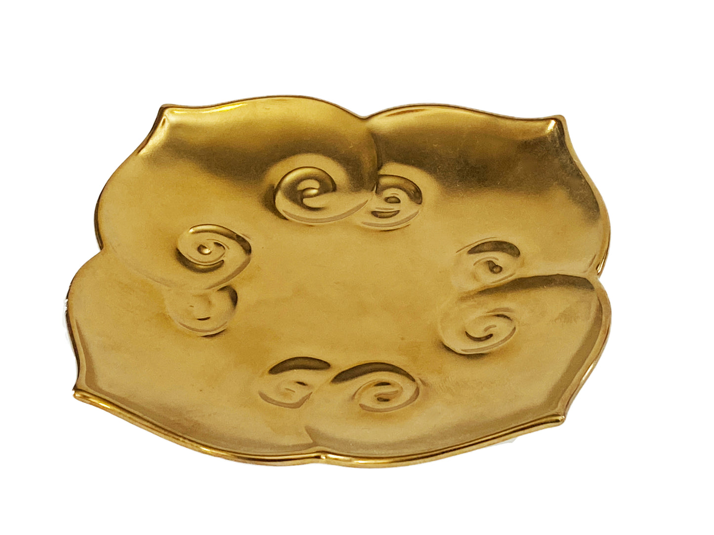 #3384 Chinoiserie Ru Yi Good Luck Decorative Plate