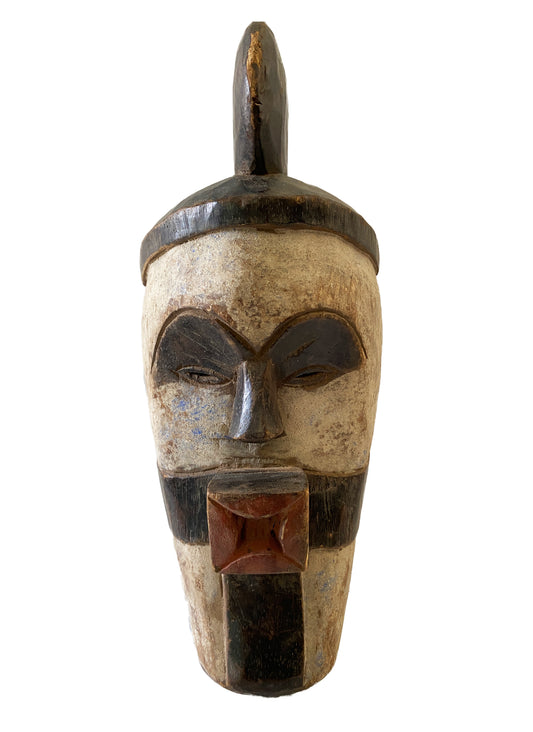 #2119 African Fang Mask Gabon 18" H