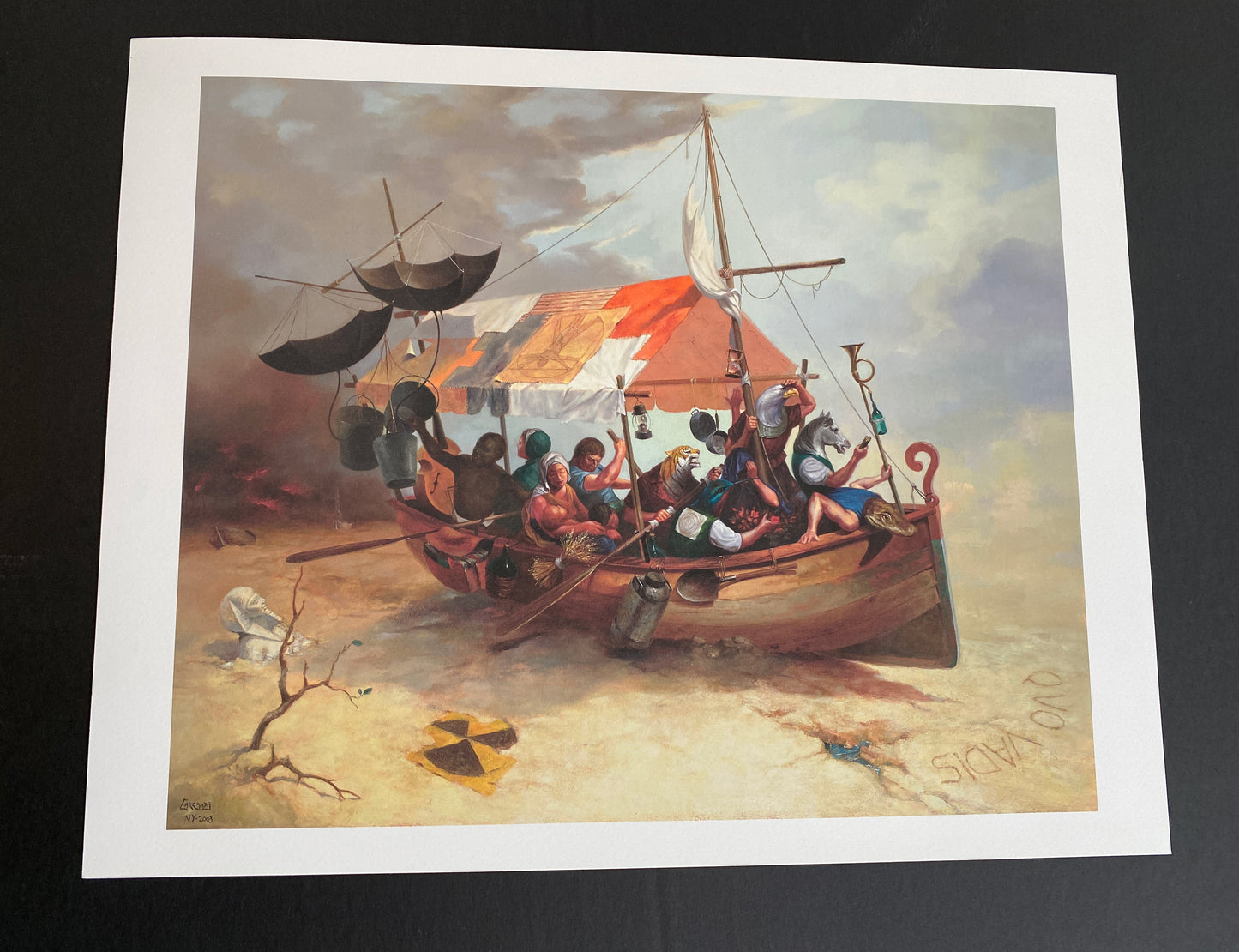 #4407 Giclee on Paper (Quo Vadis) By Daniel Carranza .
