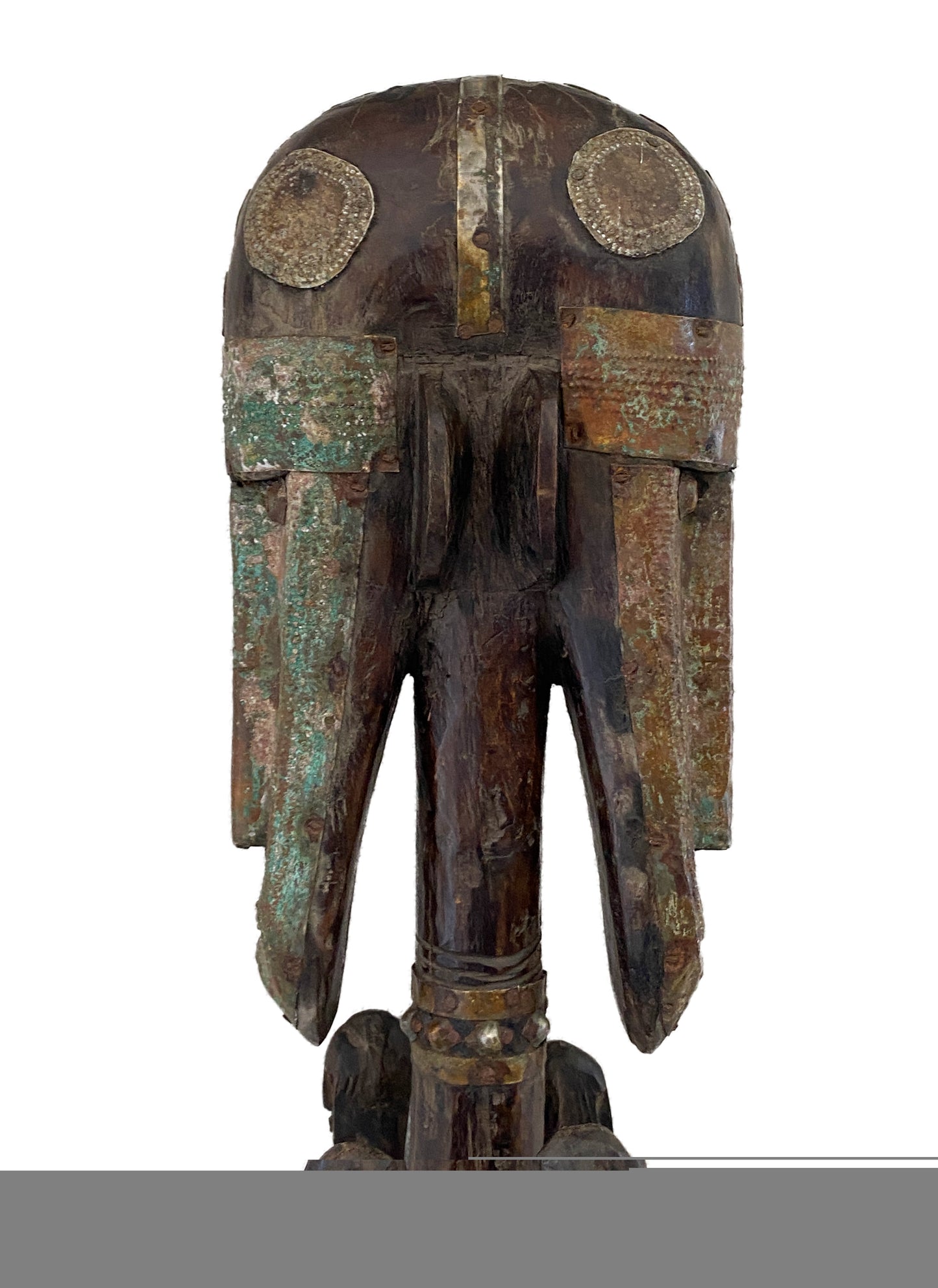 Rare Old Carved Wood Dogon /Marka tribe Figural Tellem Sculpture 32" H