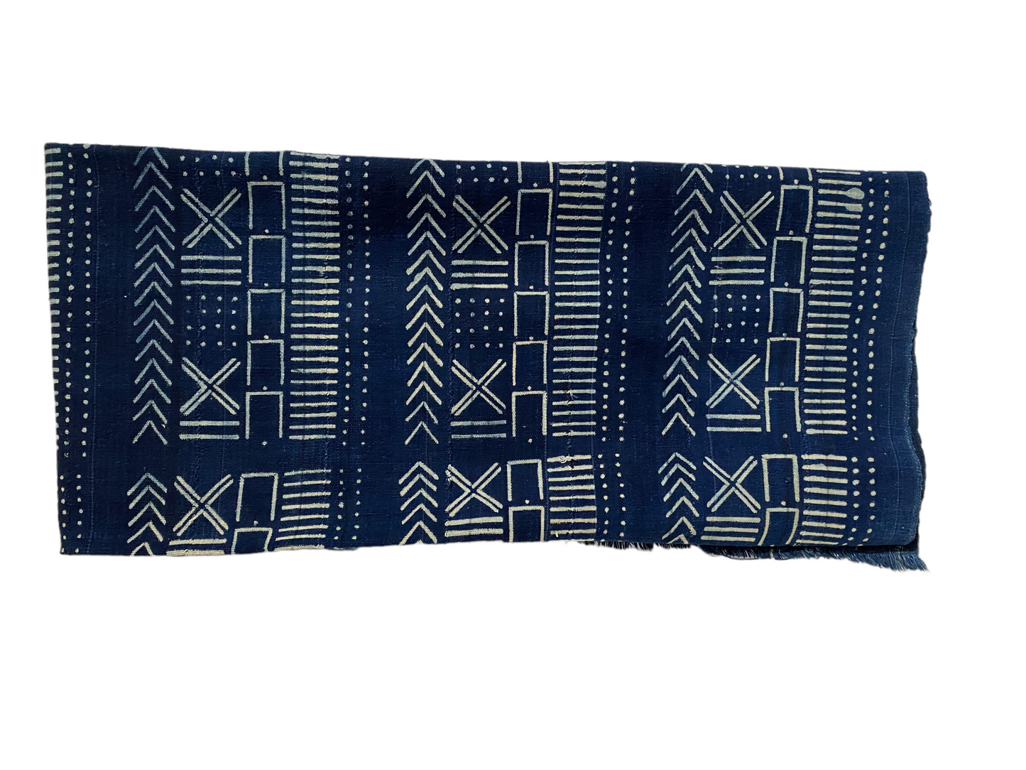 #4891 Vintage African Indigo Bondoukou Cloth Textile I Coast 43" by 57"