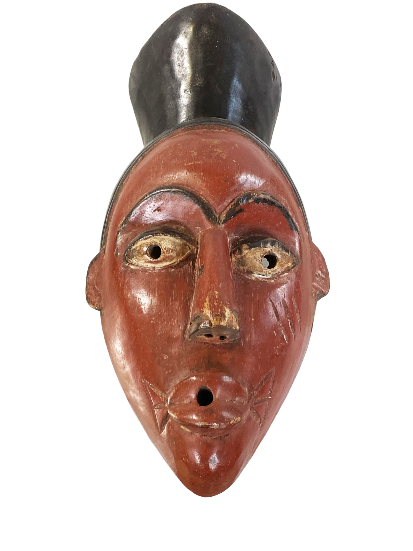 #2103 African Igbo Female Mask Nigeria 15 " H