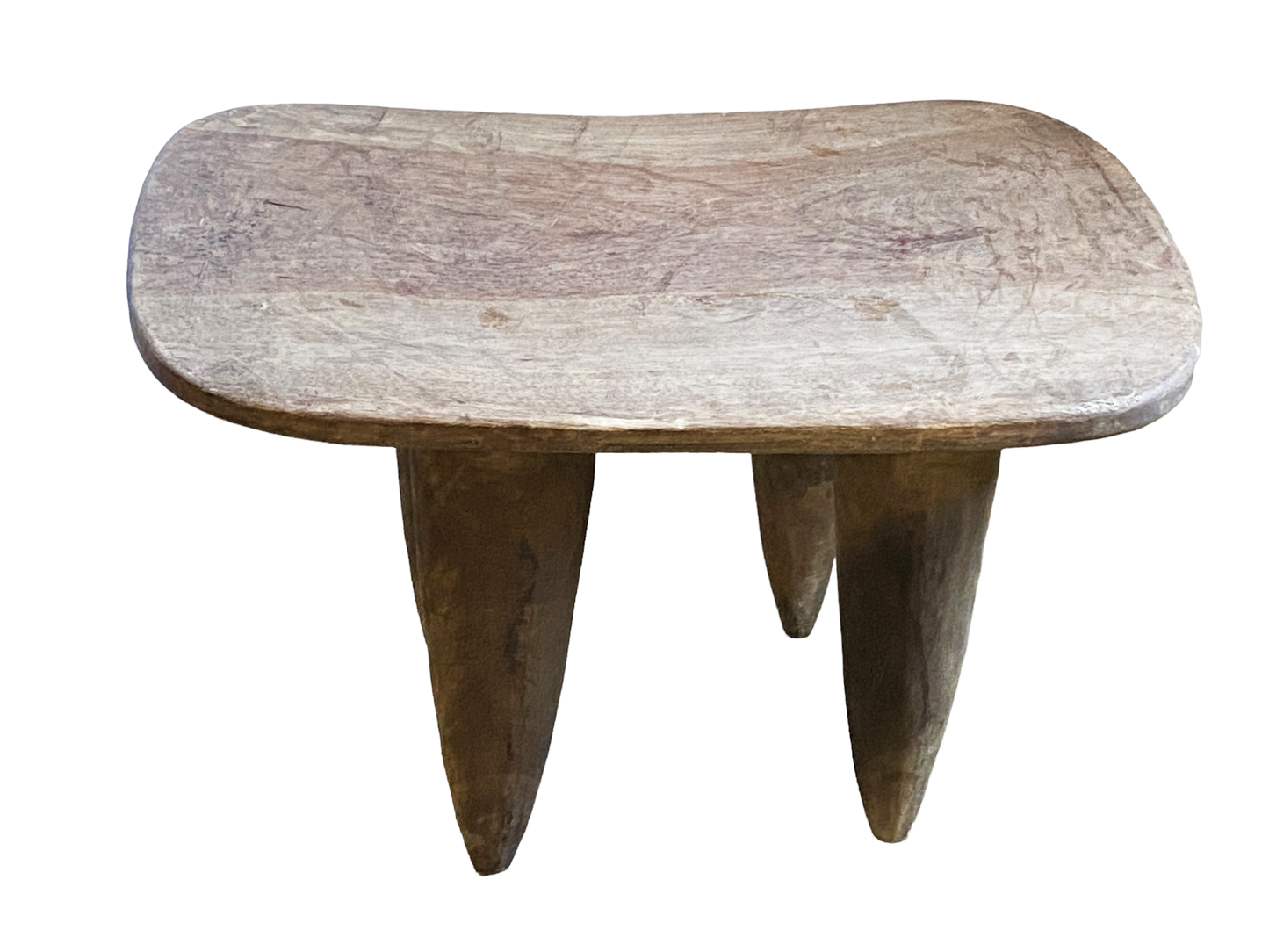 # 4975 African Old Senufo Wood Milk Stool /Table I . Coast 26" W