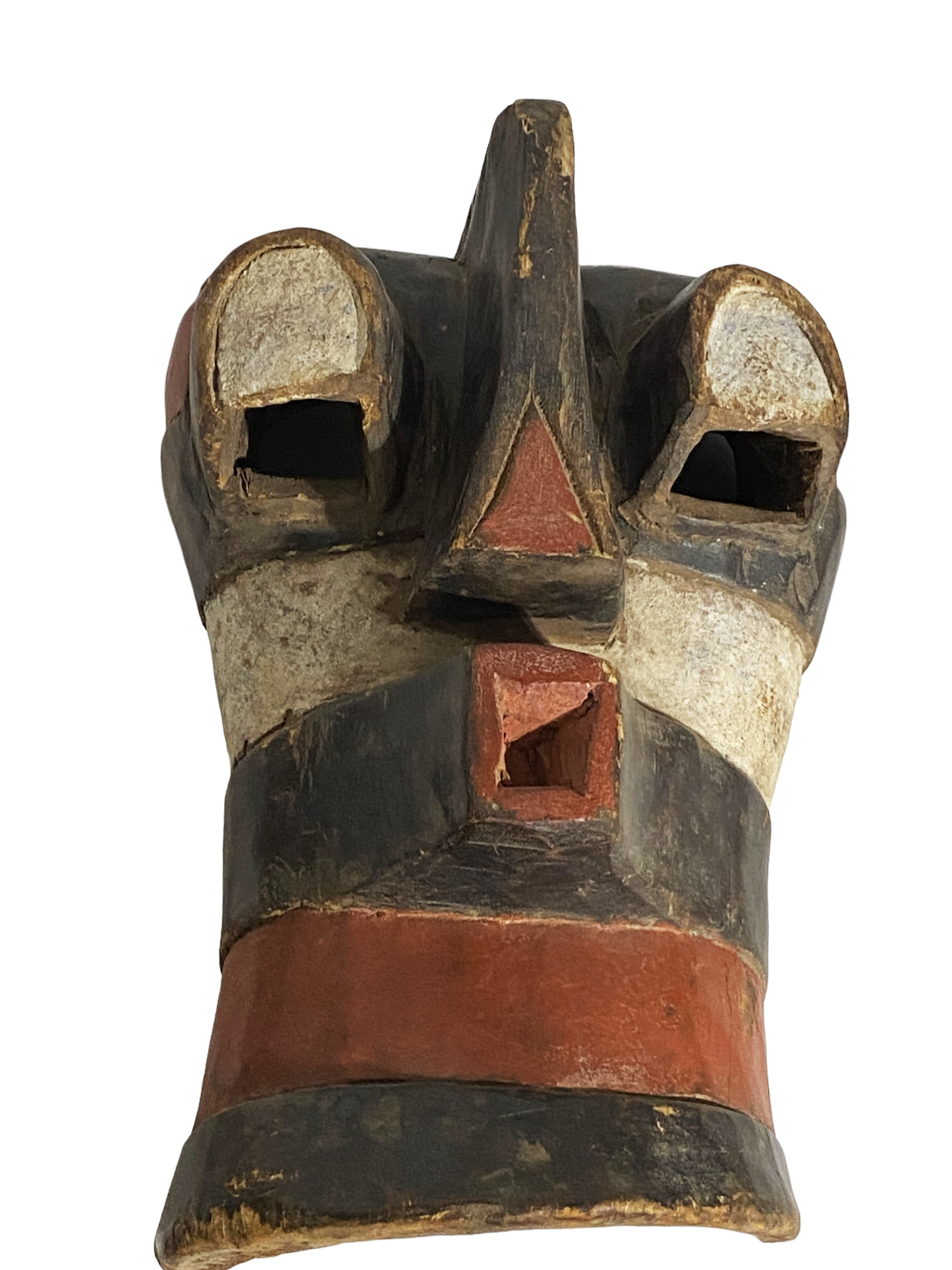 #1705 Old African Songye Kifwebe Wooden Mask 14" H