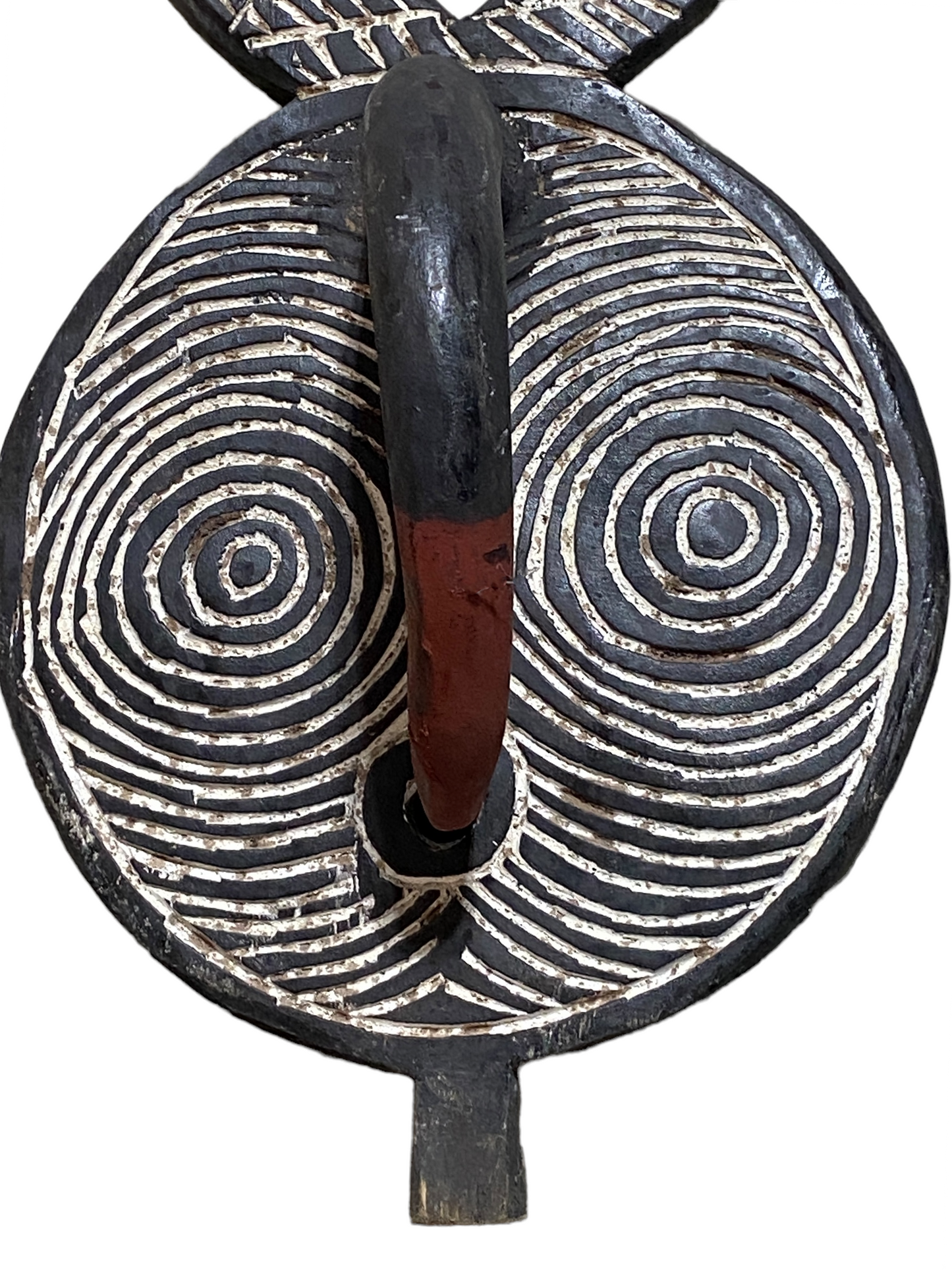 #4945 Large African Bobo Bwa Plank Mask Burkina Faso 79.5" H