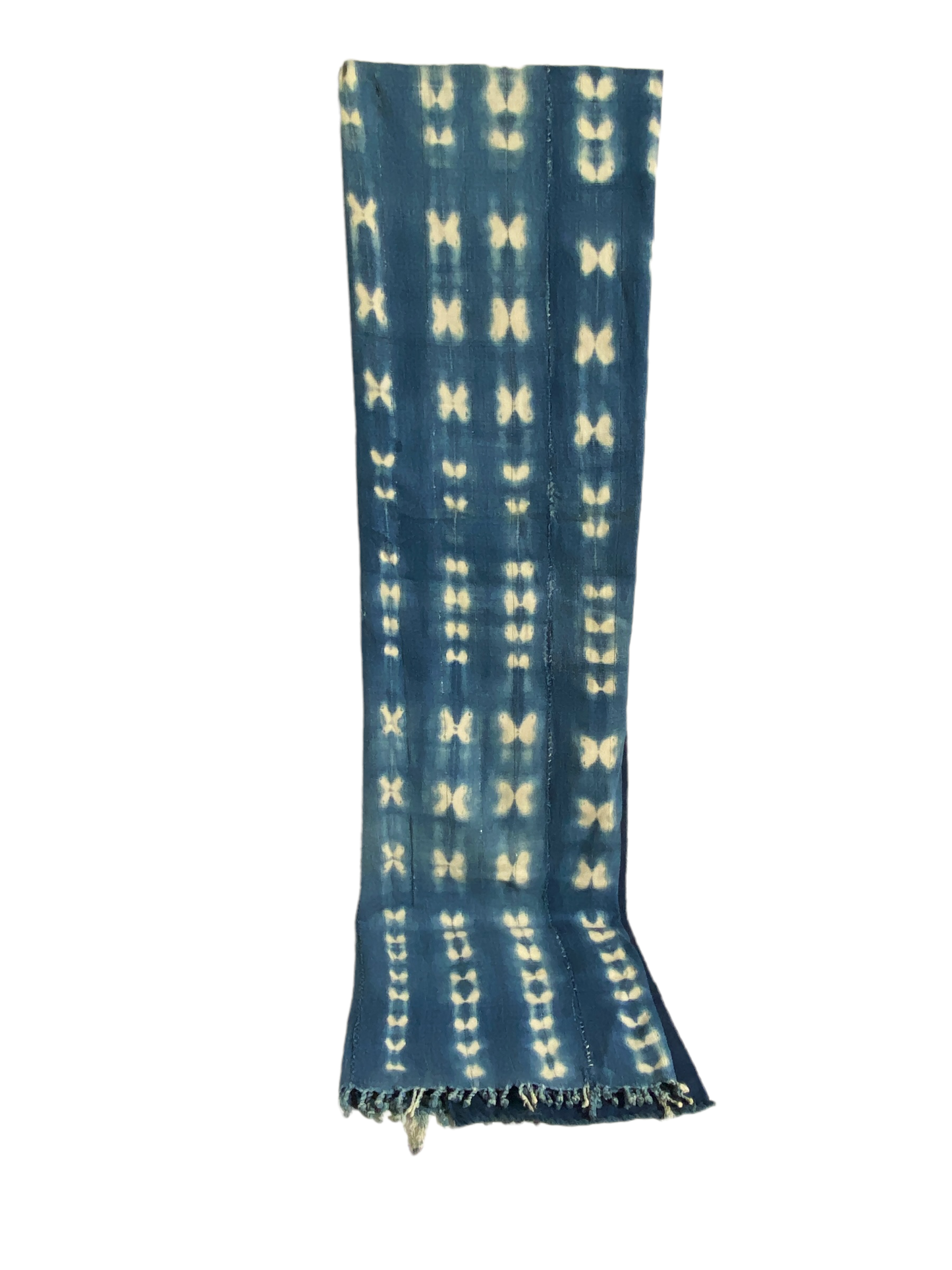 #4892 Fine Old Weaving Dogon Mali Indigo  Cloth Textile 58" by 45"