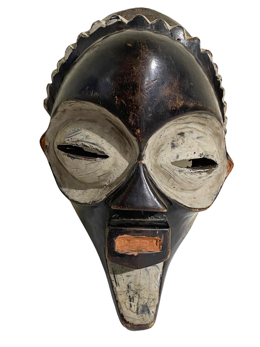 #4645 Tribal  African mask from the Luba - Congo 13" h