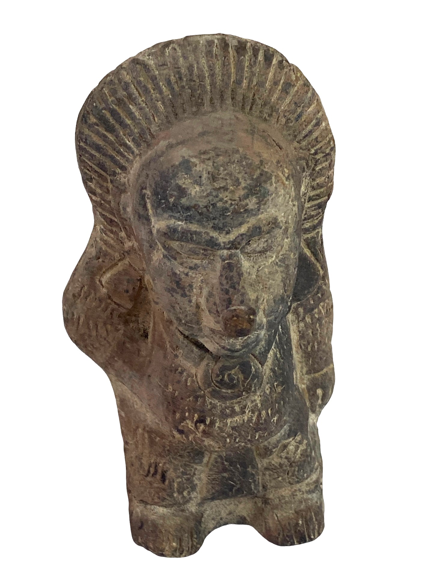 #4621  Pre-Columbian standing figure 4.5"H