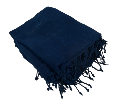 # 5095 Fine Plain Indigo Cloth - Mossi Tribe Burkina Faso