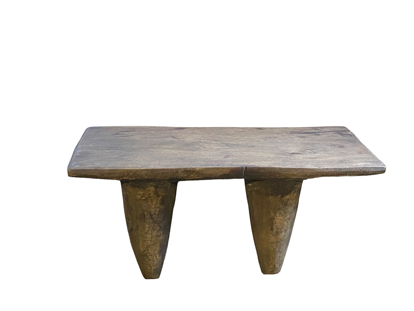 # 4974 Superb Rustic Old  African Senufo Stool / Table  I coast 23.75" W