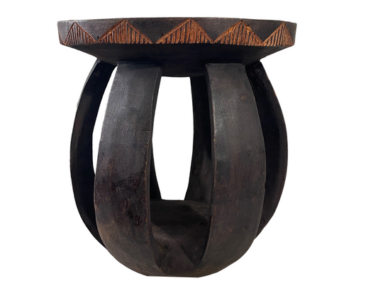 #5191 African Baga  Low Stool  Guinesa -Bissau 17.75" H