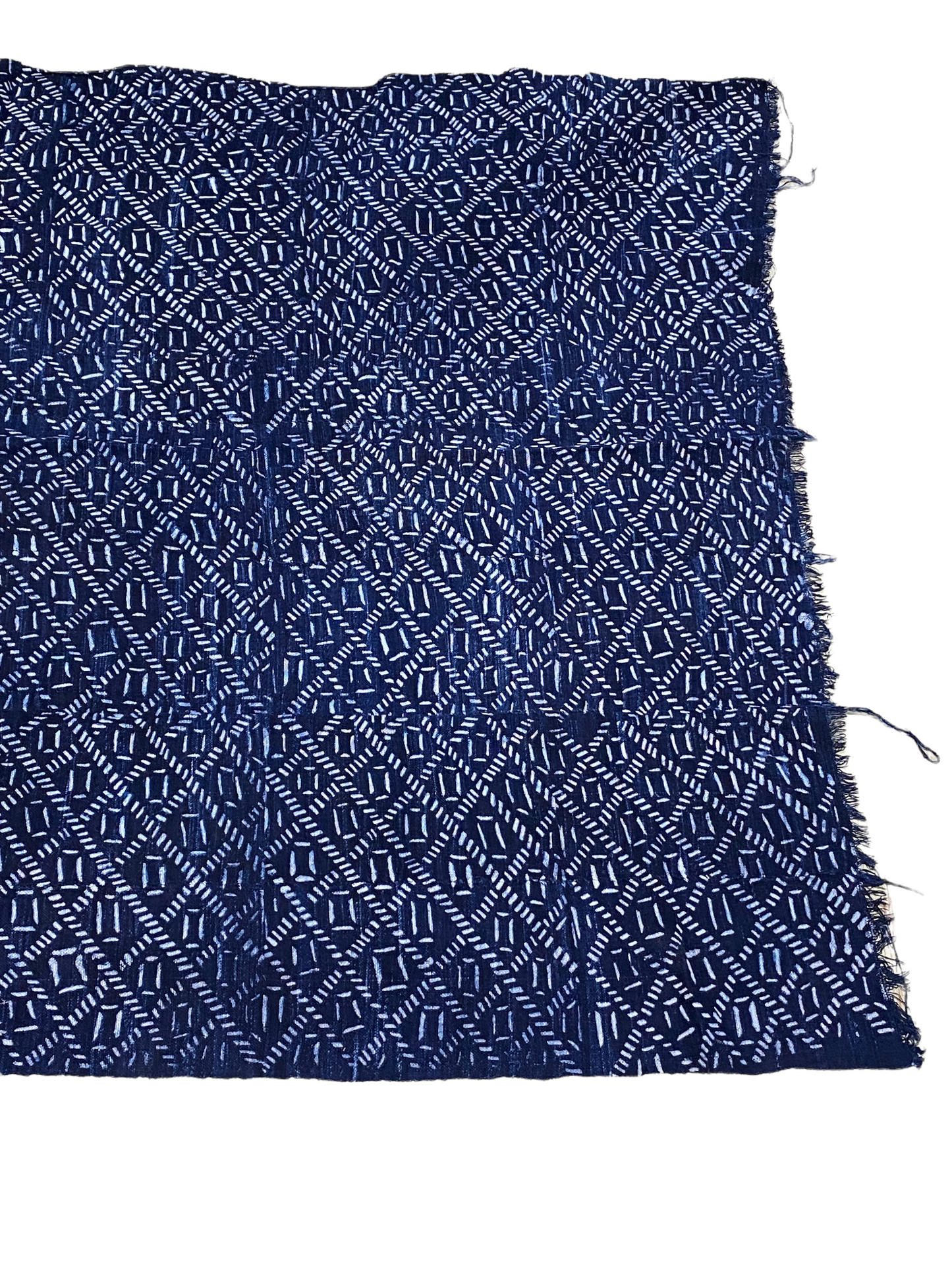 #4738 Fine Weaving Dogon Mali Indigo Mud Cloth Textile