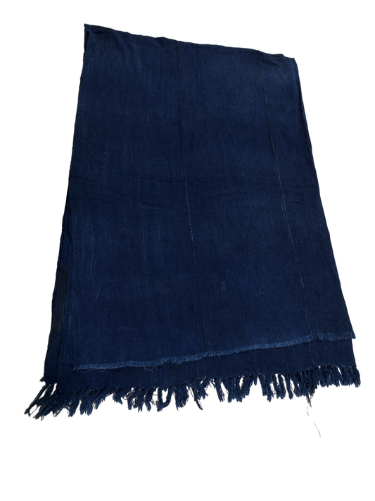 # 5101 Fine Plain Indigo Cloth - Mossi Tribe Burkina Faso