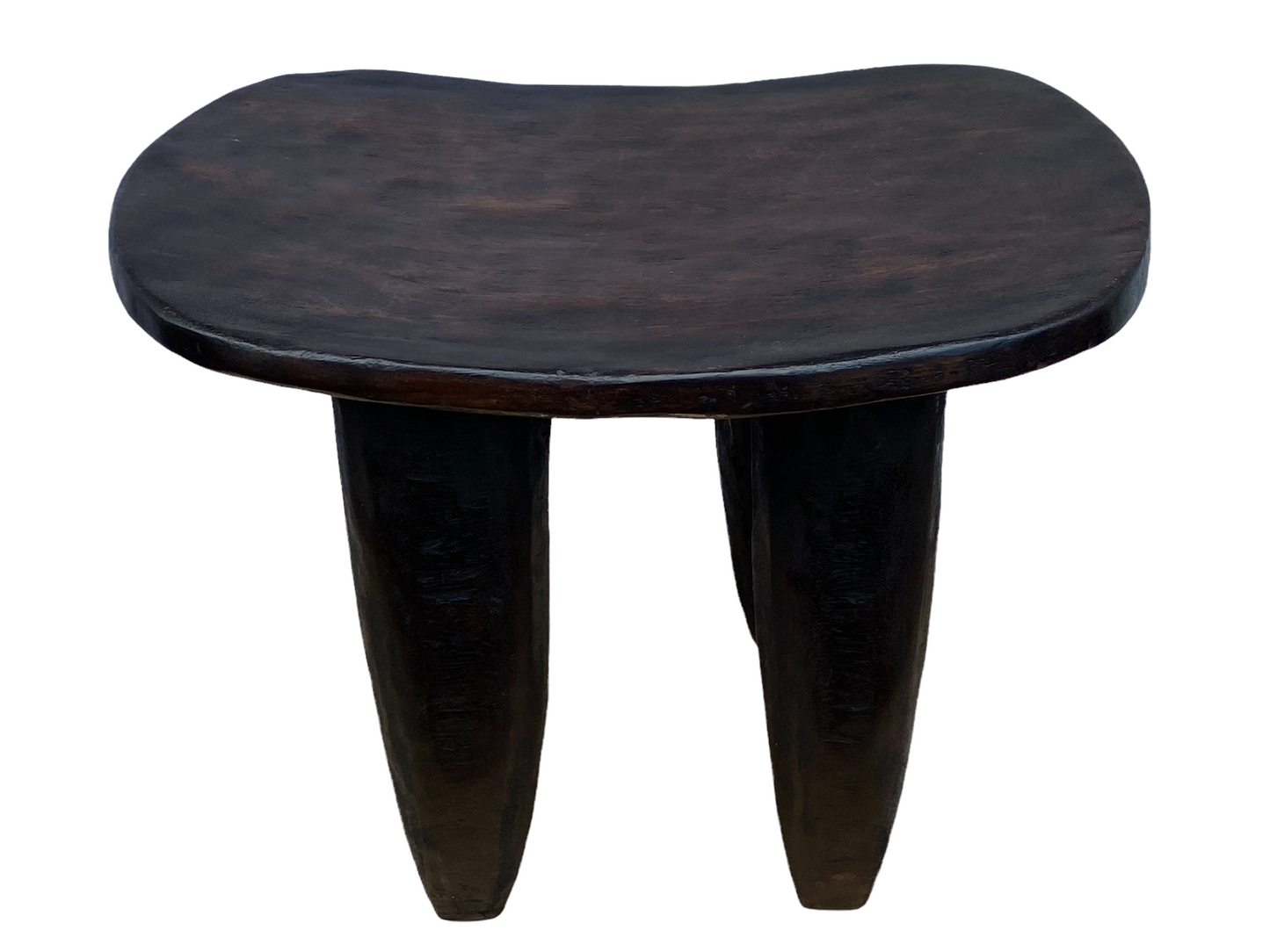 # 4671 Superb LG African Senufo Stool / Table  I coast 16.5" H by 22" w