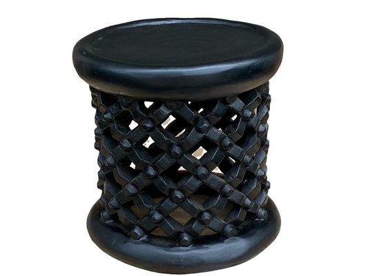 #4517  Old African Bamileke Spider Stool/Table 14.5" H