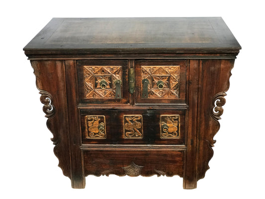 #285 Asian Cantonese Chest of Drawers