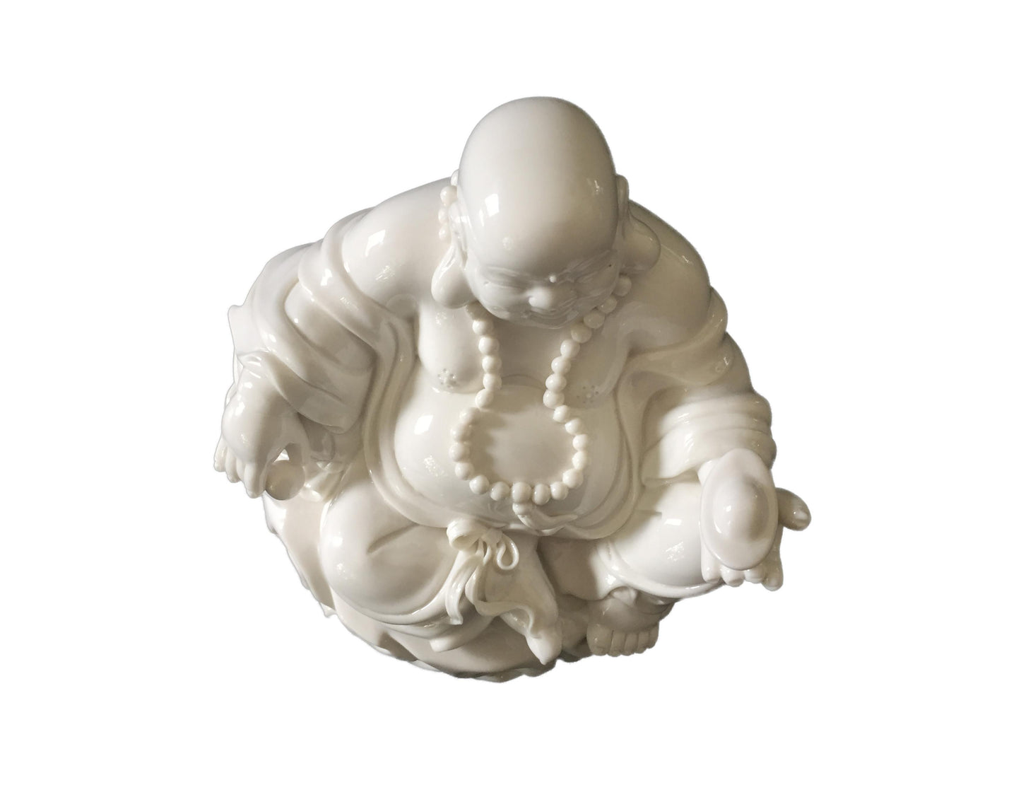 #1617 Blanc De Chine Happy Buddha 6" H