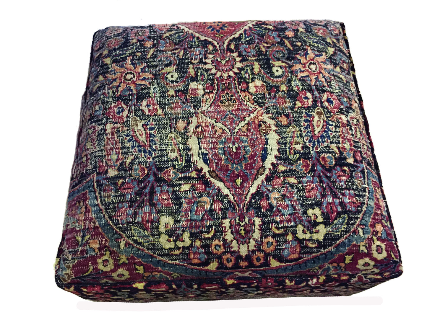 #630 Custom Made Oversized Antique Tribal Bakhtiari Ottoman /Table