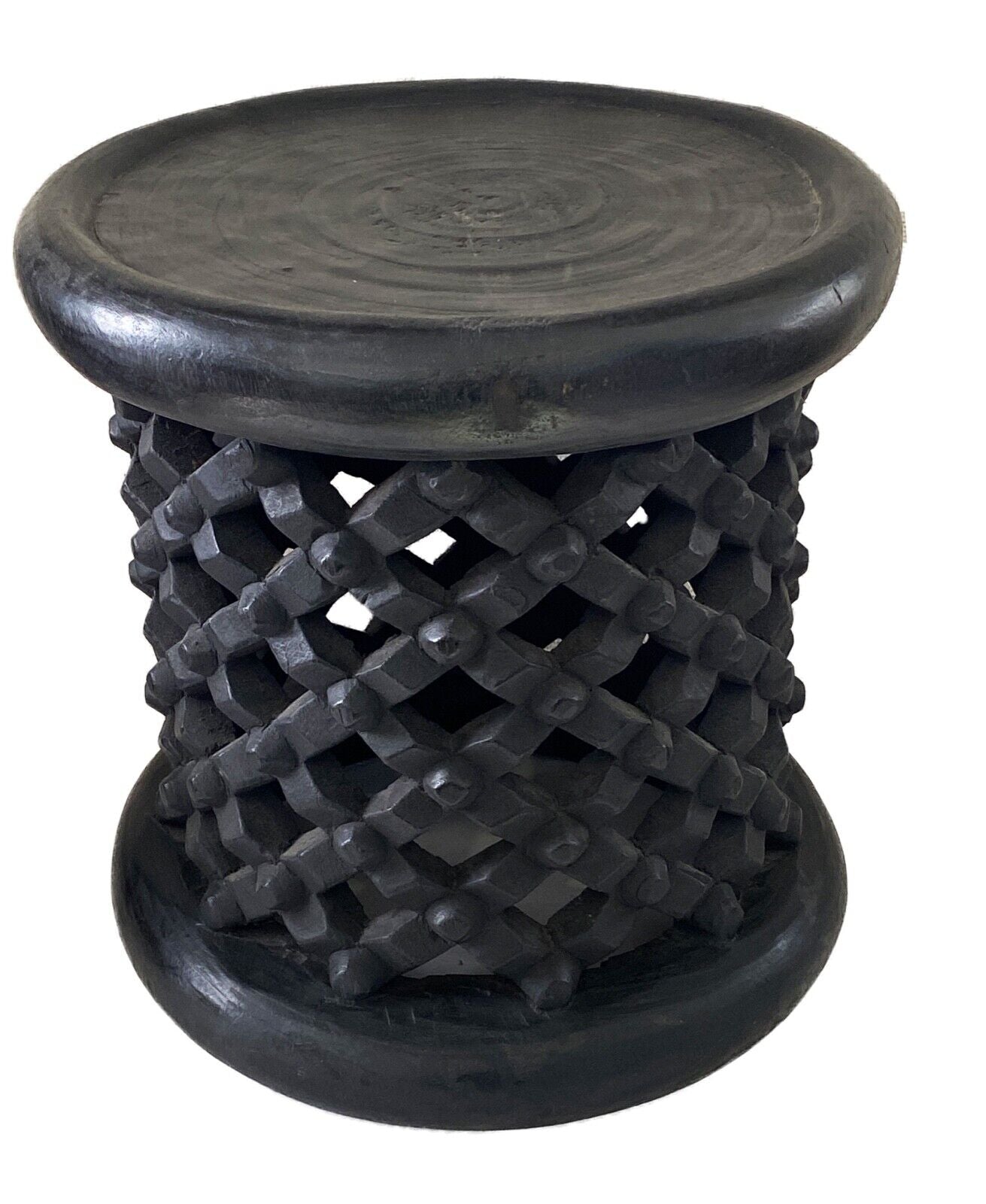 #3813 Old African Bamileke Spider Stool/Table
