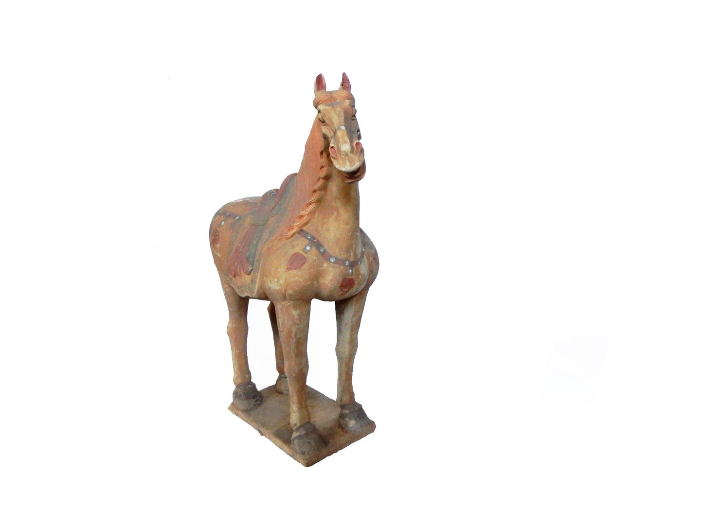 #3995 Chinoiserie Large Tang Dynasty-Style Standing Horse